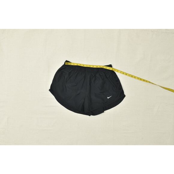 Nike Dri-FIT Women's Black Running Shorts w/ Liner Size XL Polyester Swoosh - Picture 3 of 8